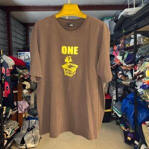 Vintage 1990s Y2K No Boundaries One Night Stand Size Large Punny Funny Party Tee